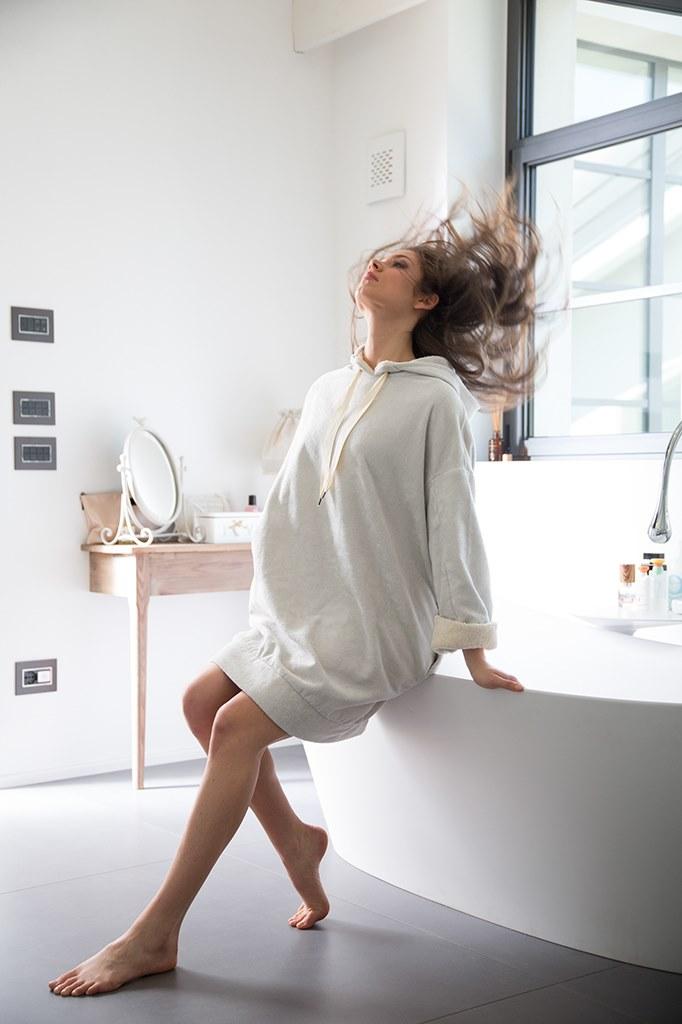 Cobrillo Хлопковая махровая толстовка / платье sun-id-1470092 - Вид №11