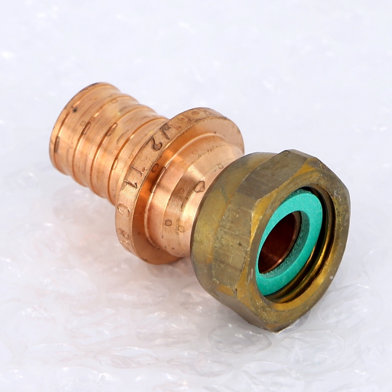 Муфта надвижная Rehau 20х1/2" RX+бронза с накидной гайкой 456337