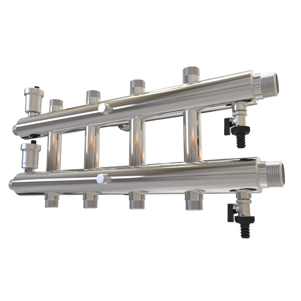 Купить Распределительный коллектор 85 кВт, 5 контуров Прокситерм GK325 - Вид №1