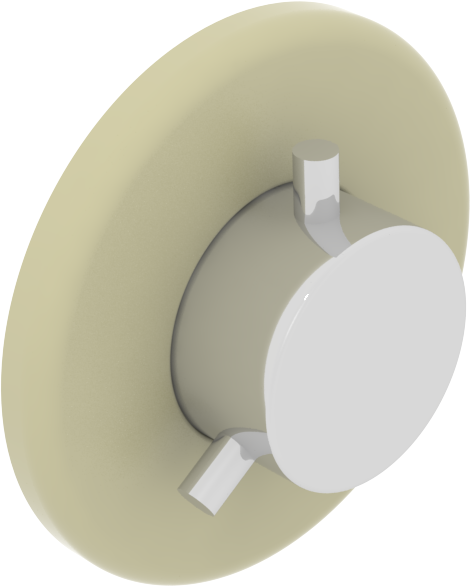 DEVCE2V16 Переключатель для душа/ванны 2 потока GSG CERAMIC TOUCH