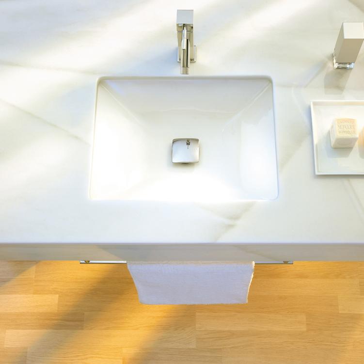 Встраиваемая снизу раковина  AIDA  55 см S10060030500000 Sanitana - Вид №1