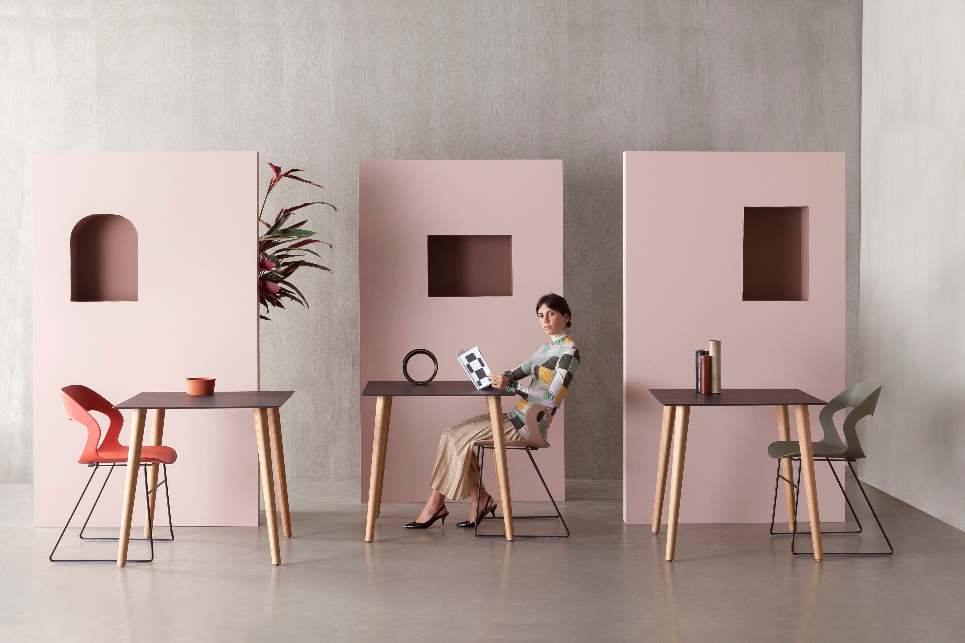 Штабелируемый стул для конференций из полипропилена Crassevig Mixis ARCH-00112811 - Вид №1