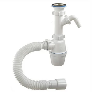 Сифон 1 1/2 40 1 отвод,гибк.тр. А-40059 (О)  А-40059