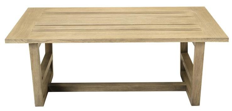 Ethimo Прямоугольный столик для сада из тика Costes Cotr0100 - Вид №1