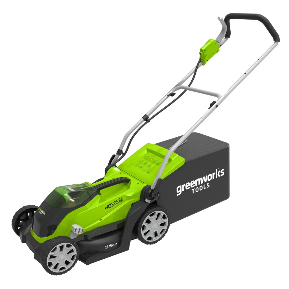 Газонокосилка аккумуляторная GreenWorks 2501907 40 В 35 см АКБ и ЗУ не входит в комплект 80172918 STLM-2157037 