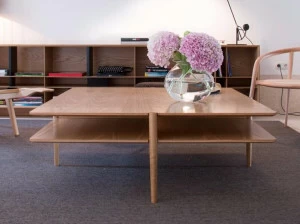 Branca Lisboa Квадратный деревянный журнальный столик