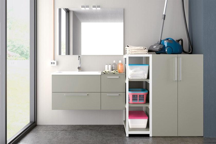 Archeda Постирочный шкаф из нпл с распашными дверцами Laundry sun-id-1399174 - Вид №2