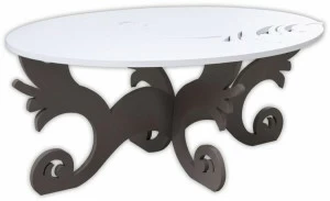 LAS Овальный журнальный столик для гостиной