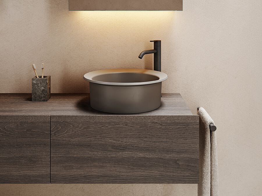 Подвесной модульный шкаф для ванной комнаты с ящиками Inbani Edge ARCH-00016062