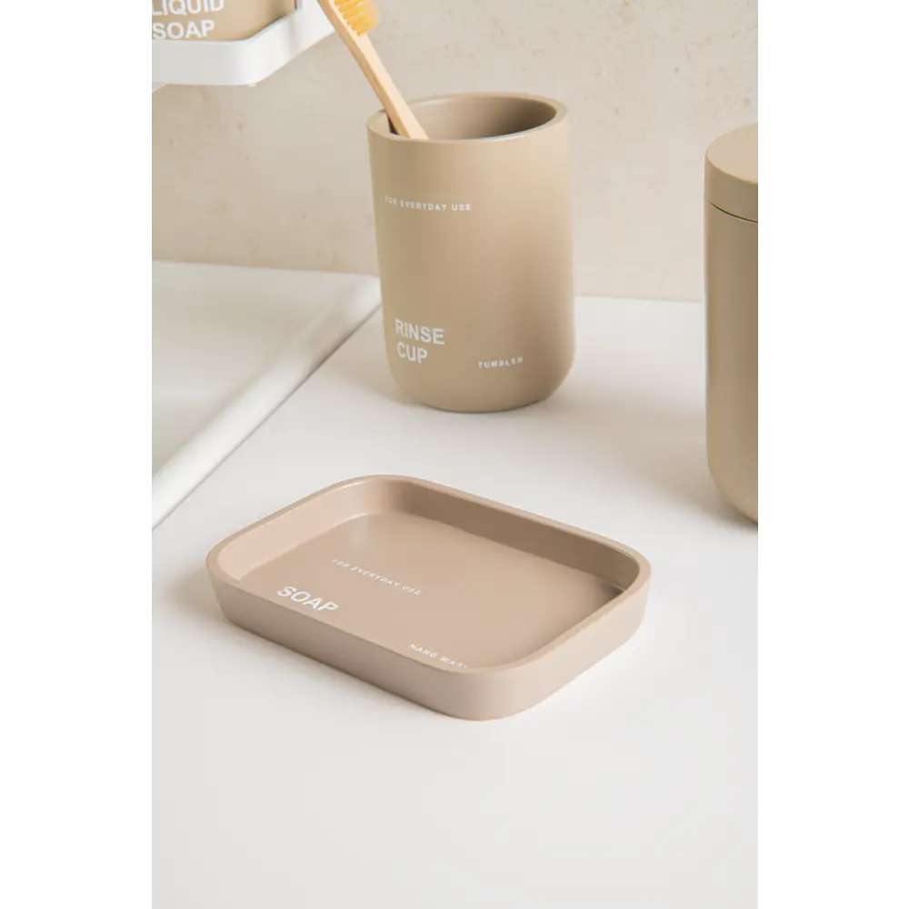 Мыльница Vidage Kitba полирезин цвет бежевый 89719632 STLM-2077190