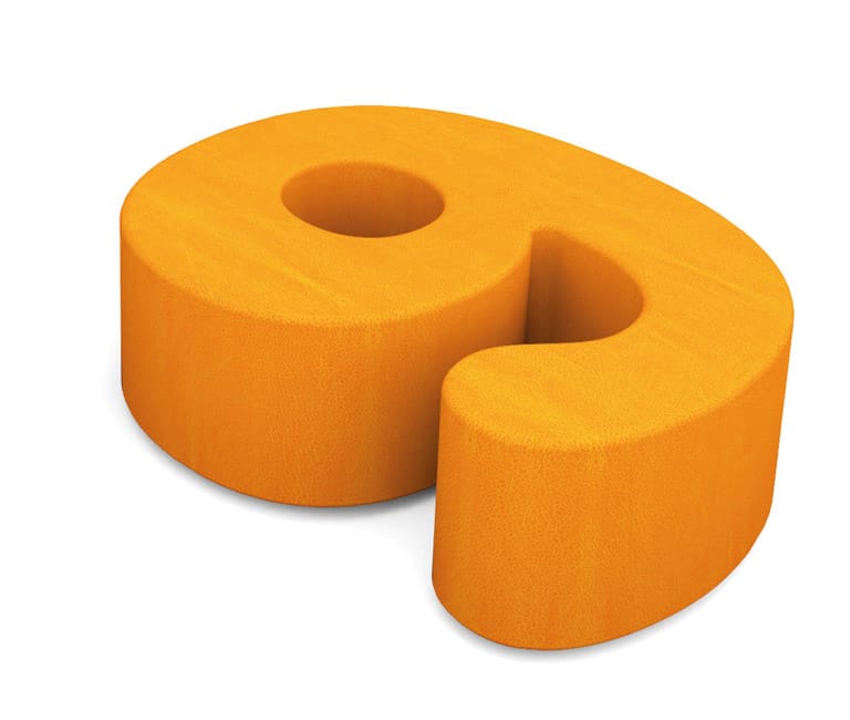 Пуф из искусственной кожи FIT INTERIORS NUMBERS ARCH-00132331 - Вид №9