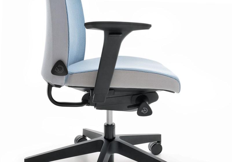 profim Кресло офисное поворотное с 4-мя спицами и подлокотниками Motto sun-id-1415606 - Вид №4