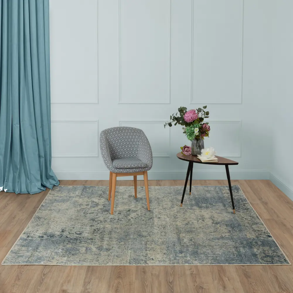 Ковер вискоза Isphahan 84387 S/l.Blue 80x150 см цвет голубой 83271531 STLM-2132931 Santreyd  - Вид №5