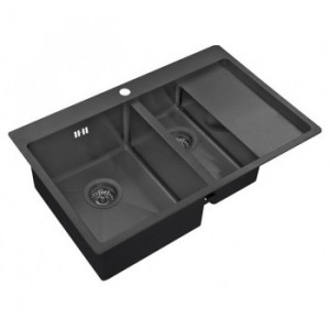 SZR 5178-2-L GRAFIT Мойка кухонная прямоугольная Zorg