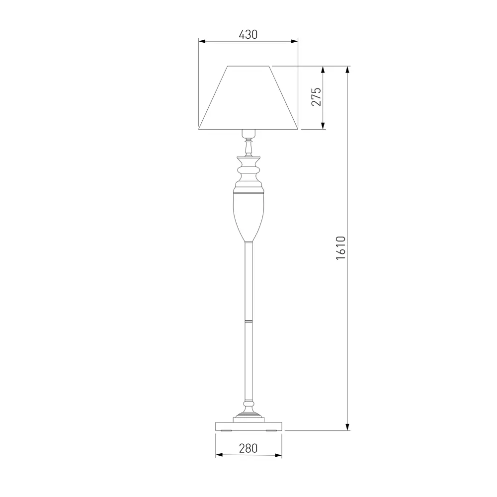 Торшер Eurosvet Majorka, цвет бордо STLM-2099588 - Вид №10