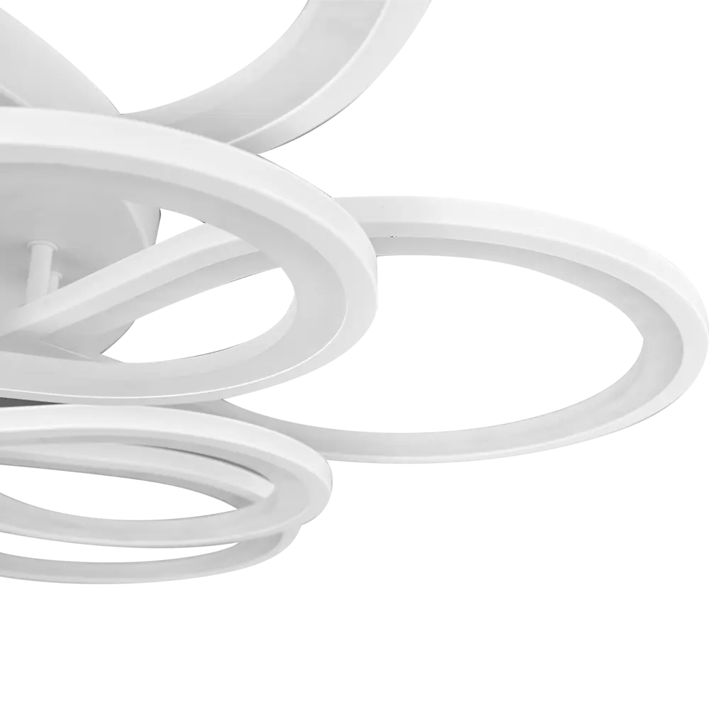 Люстра потолочная Семь огней SF7099/12C-WT LED 372 Вт регулируемый белый свет цвет белый STLM-2198504 - Вид №8