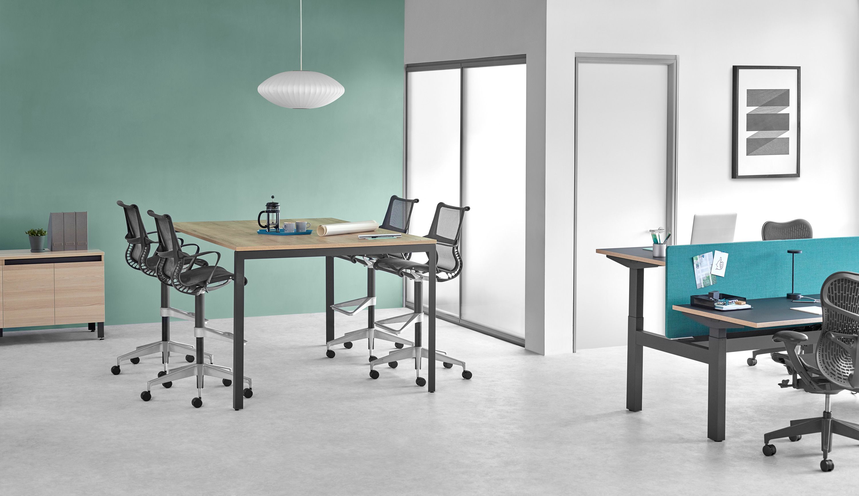 Модульный рабочий стол Herman Miller Ratio ARCH-00117564 - Вид №9