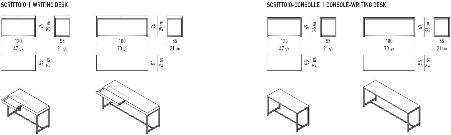 Minotti Письменный стол sun-id-1384523 - Вид №4