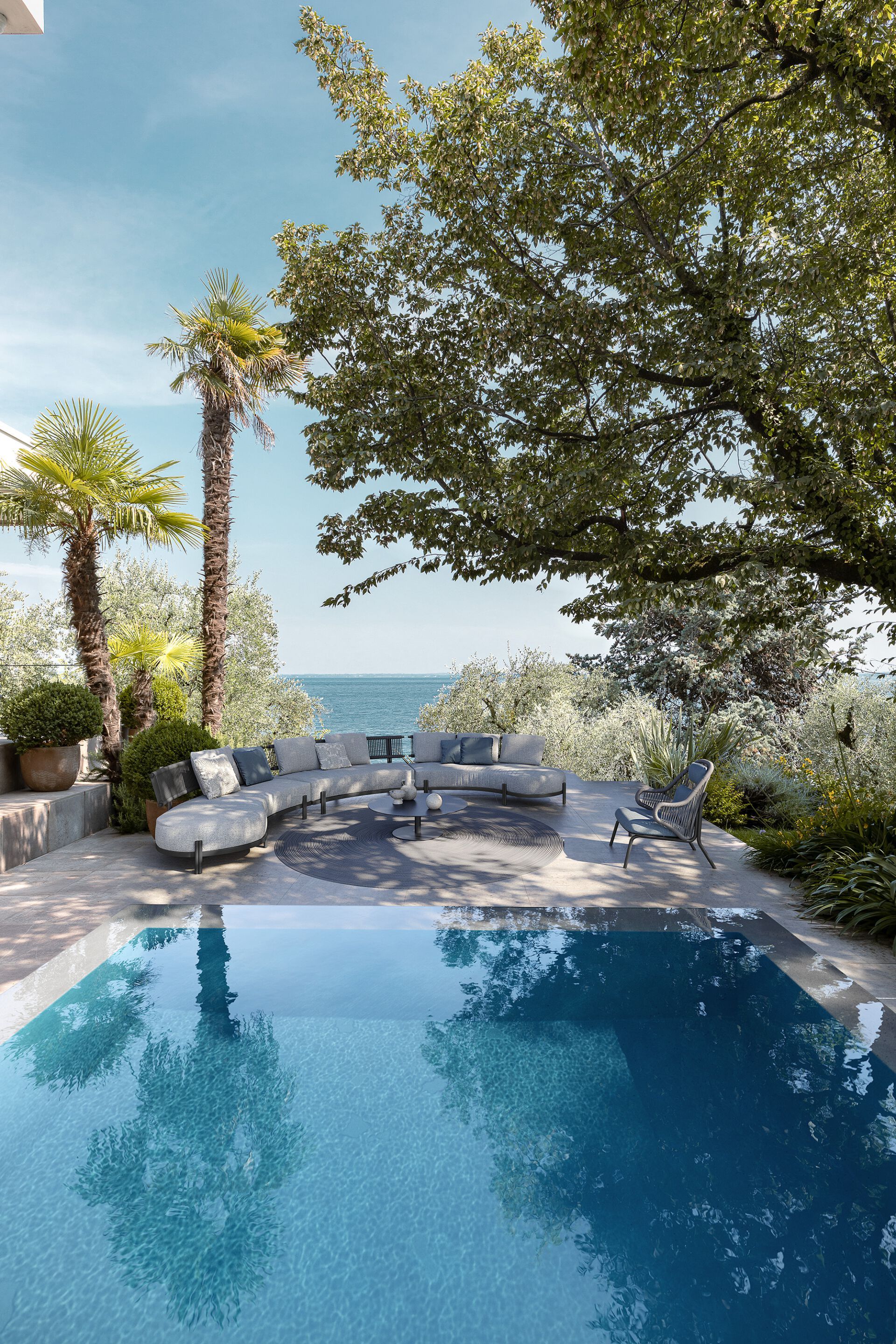 Тканевый модульный садовый диван Atmosphera Лотос ARCH-00038492 - Вид №1