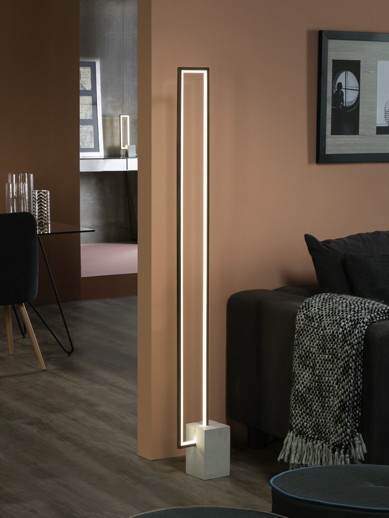 057963 Торшер коричневый Schuller Limit 