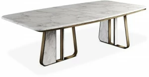 Porustudio Прямоугольный обеденный стол из каррарского мрамора