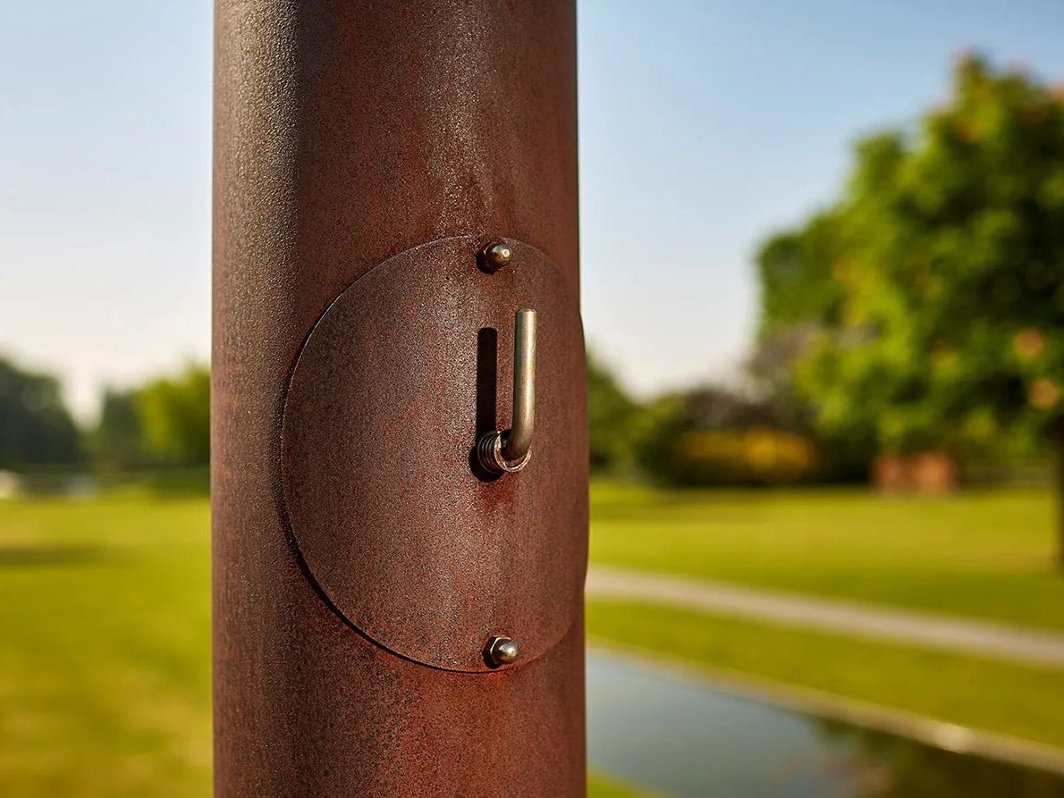 Corten™стальной отдельно стоящий открытый дровяной камин RB73 Quaruba ARCH-00057812 - Вид №7