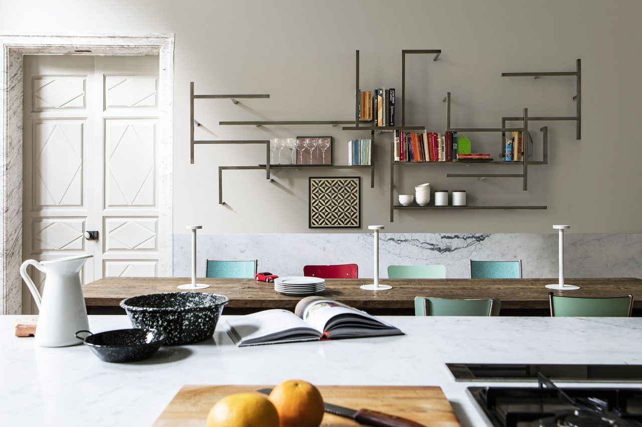 Железный секционный настенный книжный шкаф Mogg ANTOLOGIA ARCH-00068868 - Вид №1