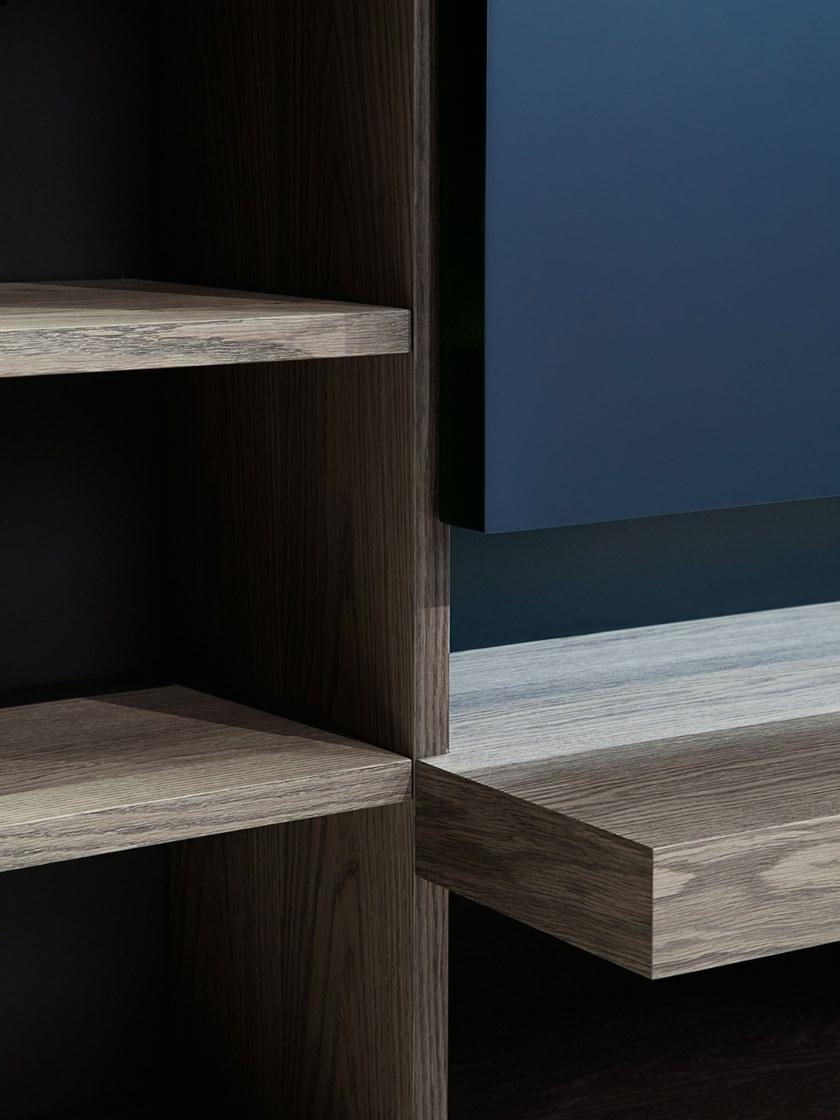 Porro Настенный книжный шкаф из ореха System sun-id-1457566 - Вид №5