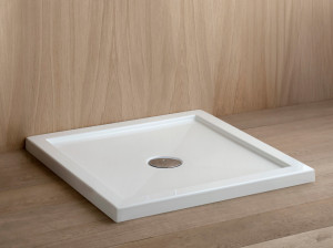 Квадратный акриловый поддон для душа