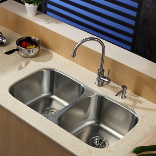 KBU22-KPF2160-SD20 Мойка кухонная прямоугольная Krausru  - Вид №13