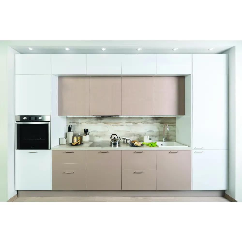 Фасад для кухонного шкафа Аша 59.7x137.3 см Delinia ID ЛДСП цвет бежевый 82011142 STLM-2064818 - Вид №3