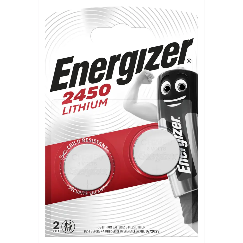 Батарейка литиевая Energizer CR2450, 2 шт STLM-2018988