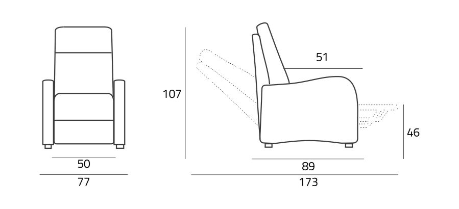 Кресло-Подъемник Relax Manuale Spaziorelaxitalia  Carina Carina Relax Manuale - Вид №4