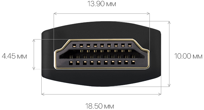 GCR-HM510-3.0m кабель 3.0m hdmi версия 1.4, черный, slim od3.8mm, 32/32 awg, позолоченные контакты, ethernet 10.2 гбит/с, 3d, 4k, premium , экран Greenconnect Santreyd  - Вид №3