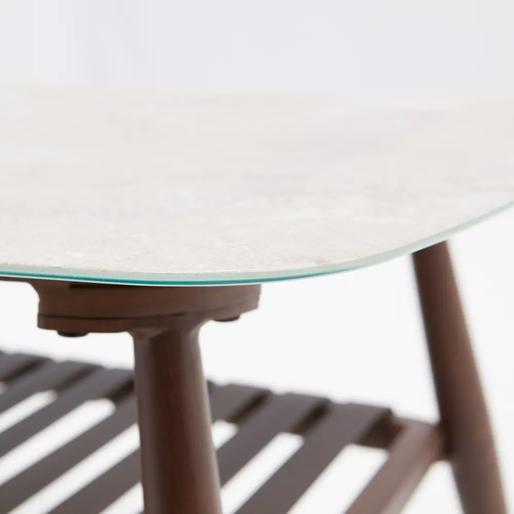 Кофейный стол NATERIAL Retro в стиле модерн с кожаными деталями 86545452 STLM-1089332 - Вид №3