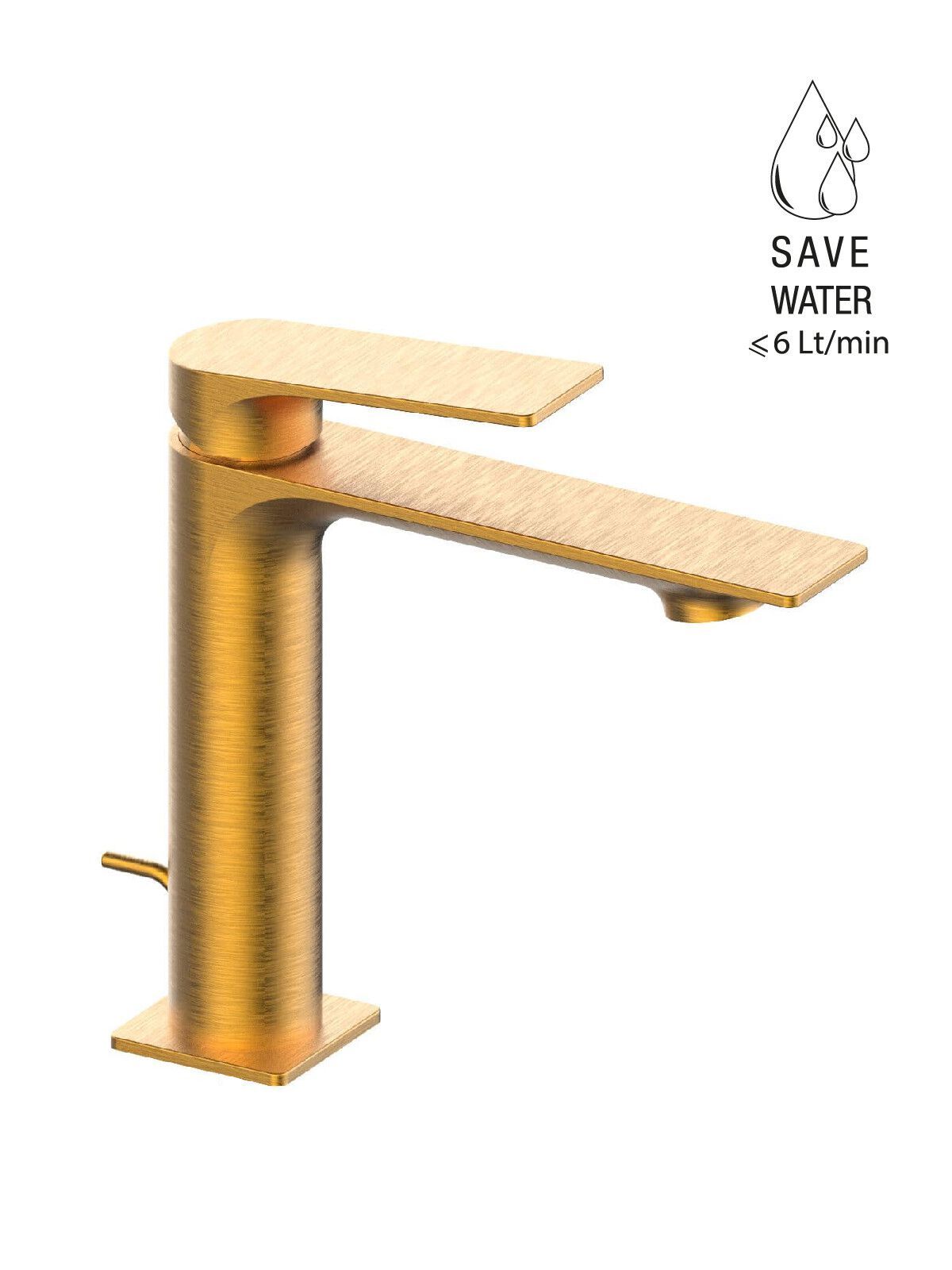 Однорычажный смеситель для раковины с раковиной Rubinetterie Frattini Narciso ARCH-00094169 - Вид №7