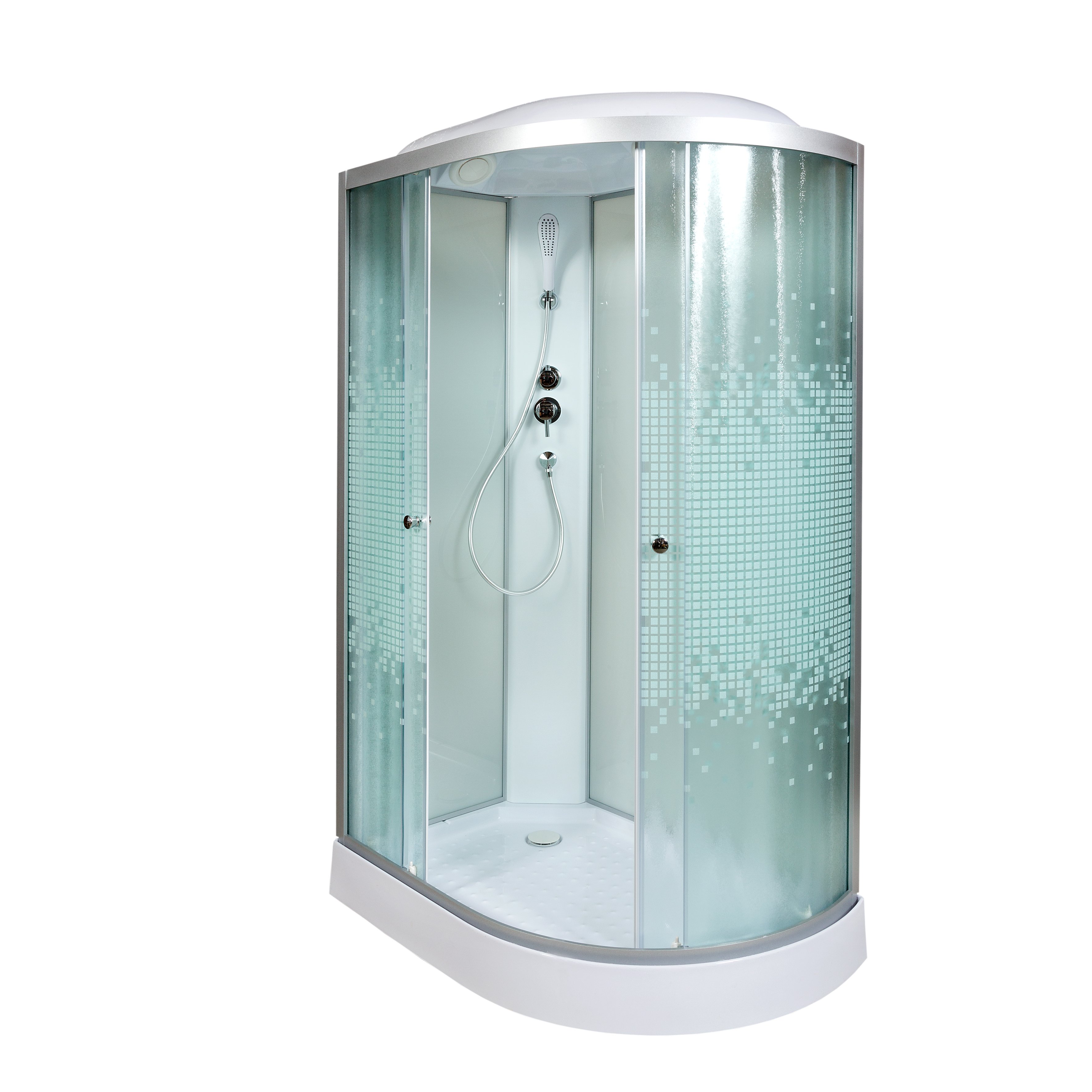 BМ1510 стандартная BLACK Душевая кабина DETO Серия ВМ L 902 L стандартная - Вид №3