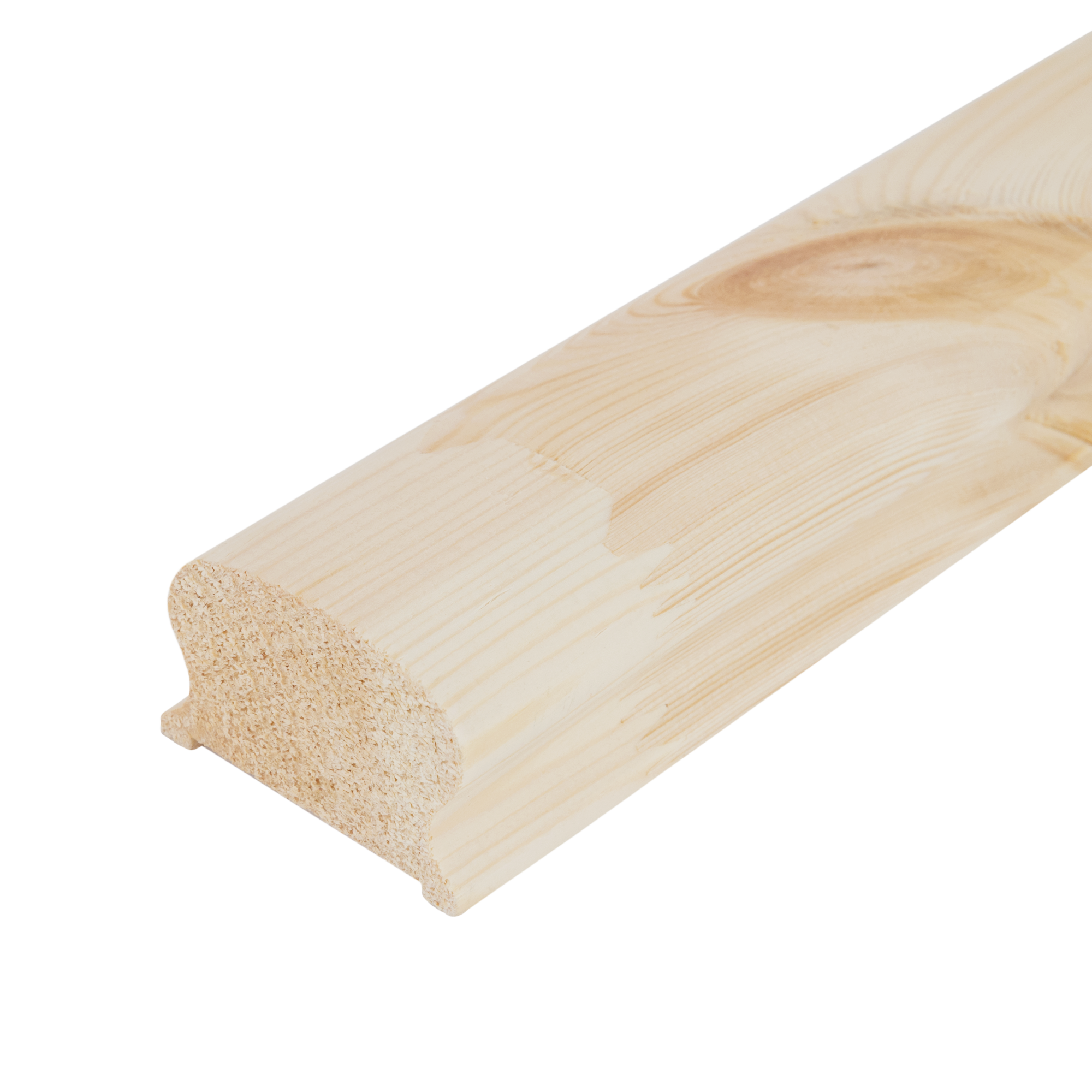 83850937 Поручень фигурный сращенный хвоя сорт АВ 45х65х3000 мм STLM-0044954 Santreyd 