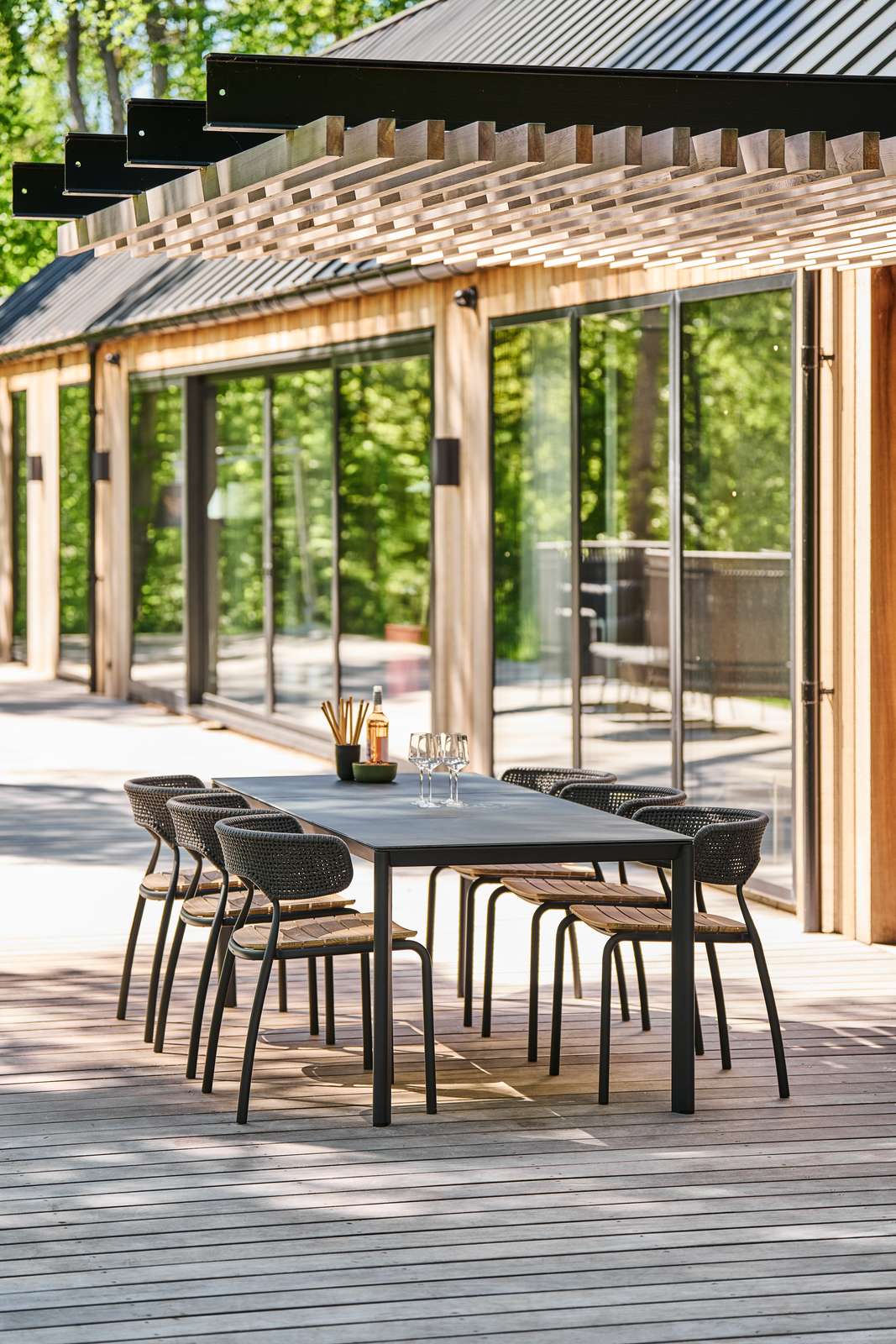 Керамический прямоугольный садовый стол Mindo Mindo 101 ARCH-00062208 - Вид №3