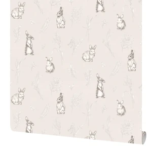 Обои флизелиновые Vog Collection Funny Bunny розовые 1.06 м 72059-55 87769316 STLM-2035207