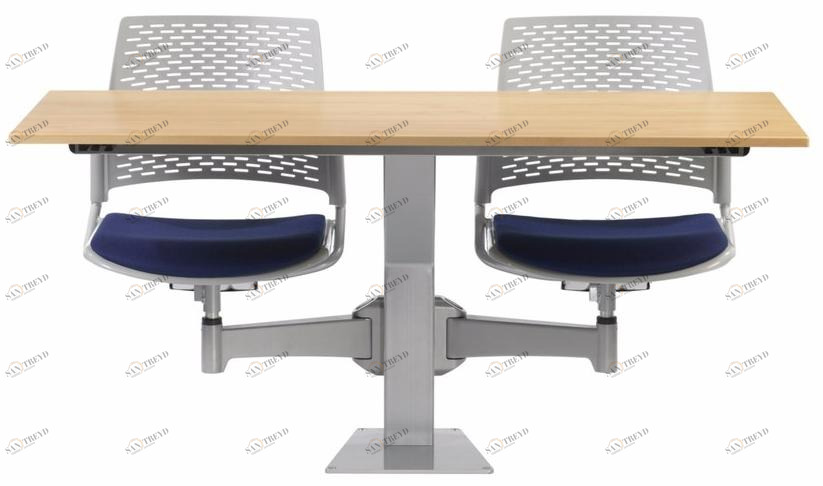 TALIN Модульный рабочий стол из МДФ со встроенными стульями sun-id-1461401