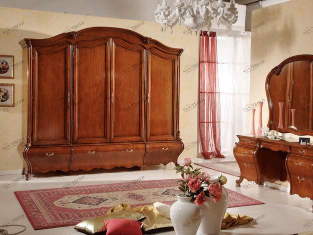 Arvestyle Шкаф из массива дерева с комодом Persia Lv-1287