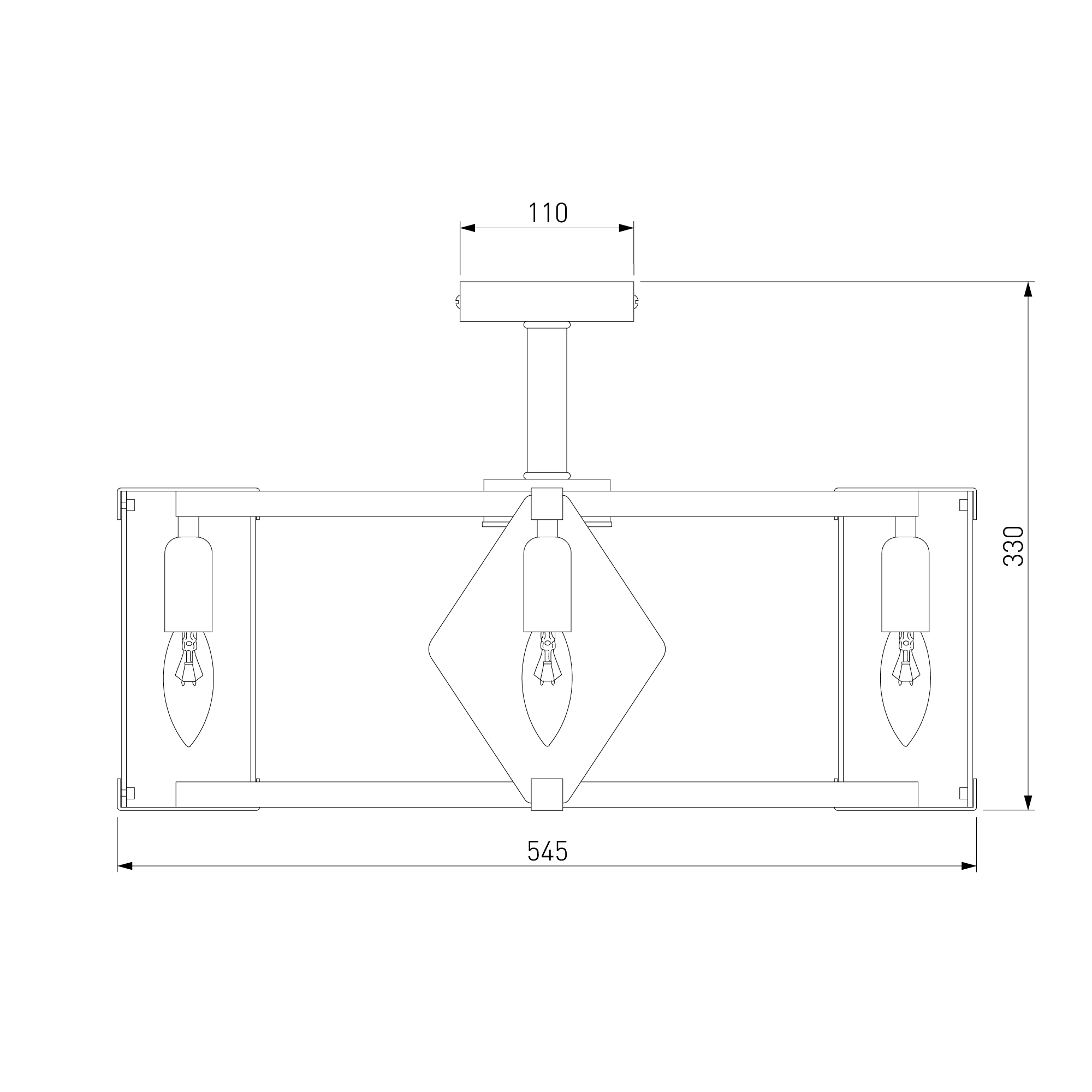 Eurosvet Aragon - потолочный светильник в стиле лофт с 5 плафонами 85049518 STLM-0057893 - Вид №10