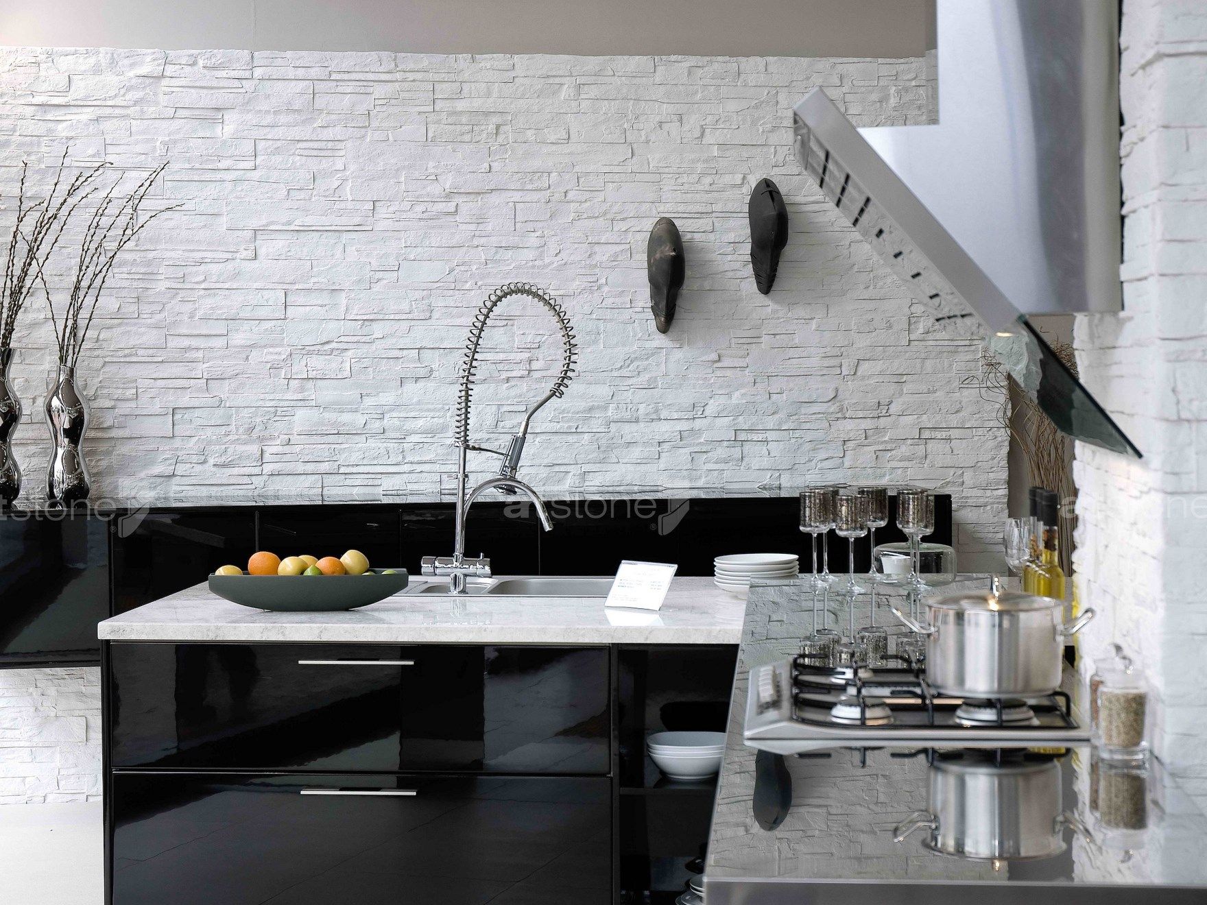 Панель с трехмерными эффектами из стекловолокна для внутреннего / наружного эффекта камня Artstone Panel Systems LASCAS ARCH-00131276 - Вид №3