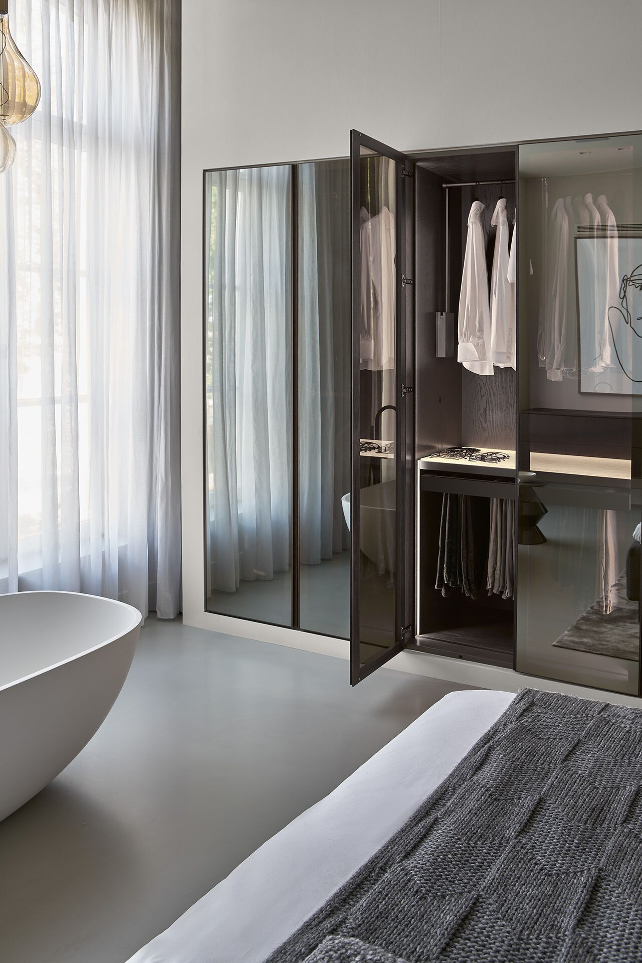 Модульная гардеробная со встроенным освещением Kolenik ARCH-00145420 - Вид №6