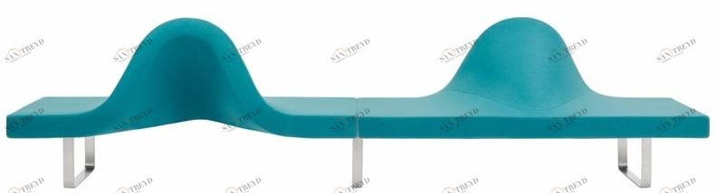 Segis Модульная скамейка с обивкой из ткани Longway Ih12 