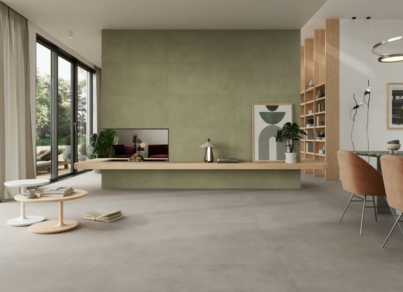 Пол / напольное покрытие из керамогранита с эффектом смолы Imola RETINA ARCH-00040652 - Вид №18