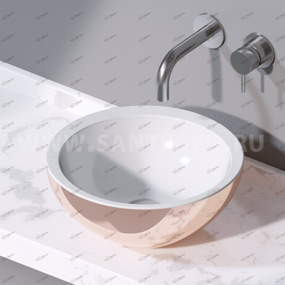 L223257 Накладная раковина на столешницу  круглая A. e T. Italia SPOT AeT ITALIA