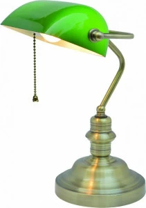 Настольная лампа Arte Lamp Banker A2492LT-1AB ARTE LAMP ПОД СТАРИНУ 079714 Бронза;зеленый