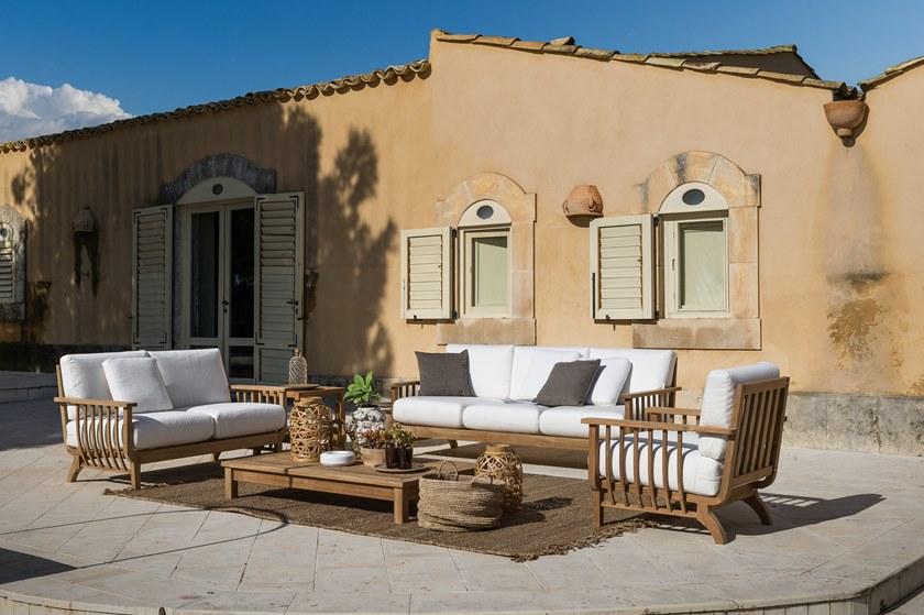 Unopiù Садовый диван из тика и акрила Chelsea Chdig/chcu04 - Вид №2